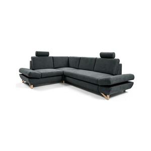 Laski Kinyitható kárpitozott sarokgarnitúra tárolóval, L kép