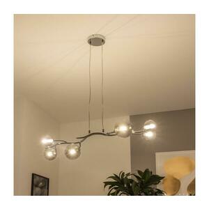 Brilagi - LED csillár kábelen MISTEL 6xG9/3W/230V fekete króm/füstszínű 3009-6PCS kép