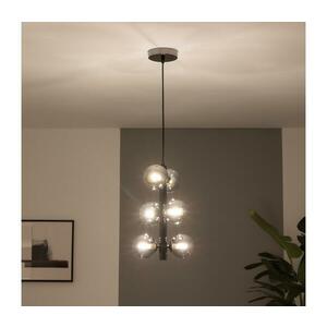 Brilagi - LED csillár kábelen MILLA 6xG9/3W/230V fekete króm/füstszínű 6010-6CS kép