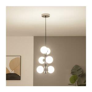 Brilagi - LED csillár zsinóron MILLA 6xG9/3W/230V fekete króm/fehér 6010-6CW kép