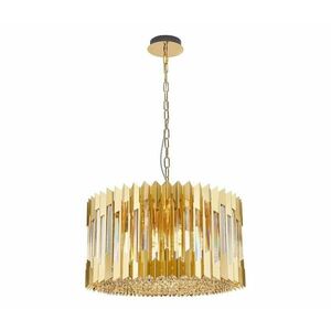 Csillár láncon RITZ 12xE14/40W/230V átm. 54 cm arany ML0395 kép