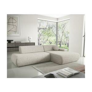 Laski PRATO jobb oldali, L alakú, kihúzható ülőgarnitúra tárolóval, bézs 8590828986089 kép