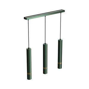 Brilagi - Csillár zsinóron POKER 3xGU10/25W/230V zöld 5902693723516 kép