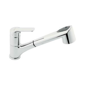 Novaservis METALIA mosogató csaptelep kihúzható zuhannyal, króm 54081, 0 kép