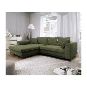 Filex LAGOA balos L alakú ággyá alakítható sarokkanapé tárolóval, zöld GUSTO (GENOA) LEFT kép