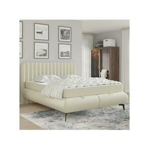 Meble Polskie ALEXA kárpitozott ágy matracokkal és tárolóhellyel 160x200 cm bézs 04KTCLU729P160S1EG22 kép