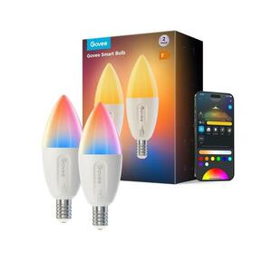 KÉSZLET 2x LED RGBWW Dimmelhető izzó E14/5W/230V 2700 kép