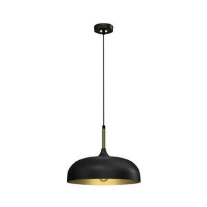 Brilagi - Csillár zsinóron ABRAHAM 1xE27/60W/230V átm. 35 cm fekete BG72387 kép