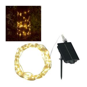 LED Napelemes dekoratív lánc LED/3, 7V 1800 mAh 10 m IP44 + távirányítás 330222 kép