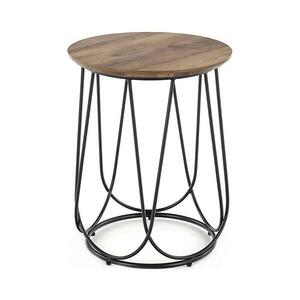 Halmar Kávésasztal NUBIRA 51x40 cm fekete/dió V kép