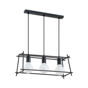 Csillár zsinóron NETI 3xE27/15W/230V fekete kép
