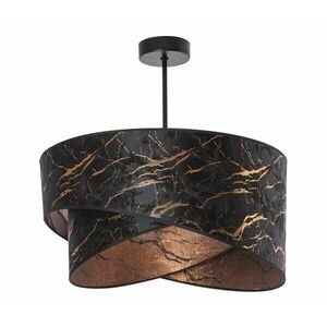 Csillár rúdon 1xE27/60W/230V fekete/réz P kép