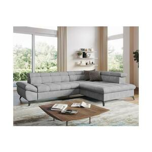 Cotta Kinyitható sarokkanapé MARANO jobb oldali, szürke C143666 APOLLO 2.5F kép