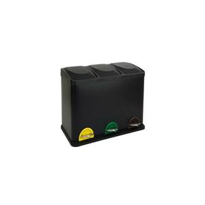 UTC 45 l fekete szelektív hulladékgyűjtő kuka 270645 kép