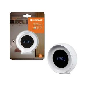 Ledvance NIGHTLUX LED digitális ébresztőóra, 0, 3W, 5V, 3000/4000/6500K 8590828002178 kép