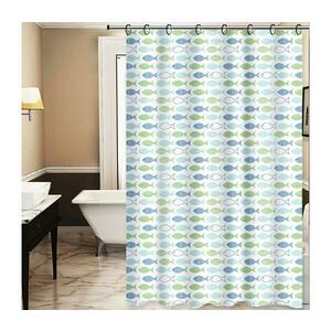 UTC TORO PREMIUM zuhanyfüggöny 178x199 cm kék/zöld 268635 kép