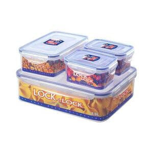 UTC SZET 4x LOCK élelmiszertároló 0, 47/1/3, 9 l kék/átlátszó HPL834SA kép