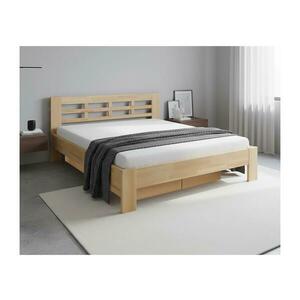 Fines Franciaágy tömör fából tárolóhellyel ANGELA 180x200 cm bükk 8590828141389 kép