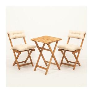 Balkon szett párnákkal, bükk fa 644MYD1150 kép