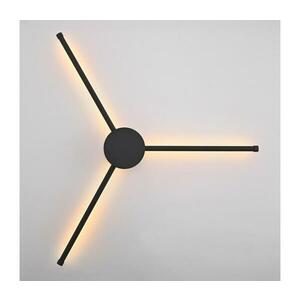 Brilagi - LED Fali lámpa LUGO TRE LED/14W/230V fekete WO-DIY-14-BLK kép
