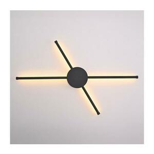 Brilagi - LED Fali lámpa LUGO QUATTRO LED/16W/230V fekete WO-DIY-19-BLK kép