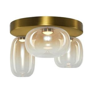 LED Mennyezeti lámpa VASO LED/12W/230V átm. 42 cm arany/füstös ML1414 kép