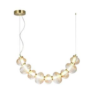 LED csillár kábelen BOLLA LED/36W/230V arany/füstös bézs ML1428 kép