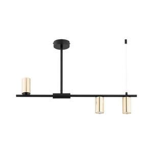 Csillár rúdon URANOS 3xGU10/10W/230V fekete/arany 62537 kép