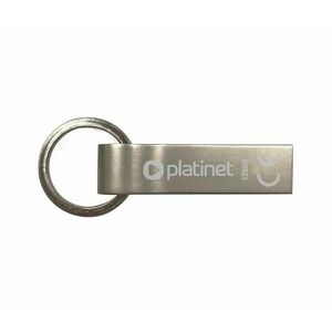 Fém vízálló Flash Disk USB 128GB króm PMFMK128 kép