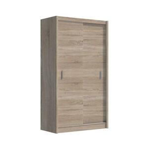 EMS SAPHIRA tolóajtós gardrób 150x215 cm, sonoma tölgy színű MULTI 150 sonoma kép