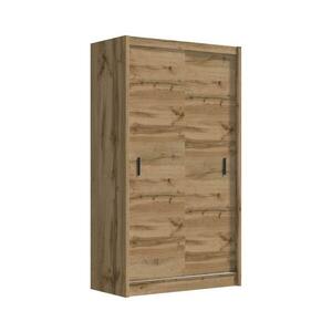 EMS SAPHIRA tolóajtós szekrény 150x215 cm, wotan tölgy MULTI 150 wotan kép