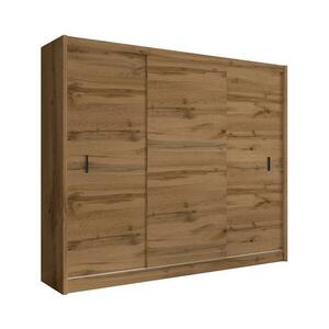 EMS SAPHIRA tolóajtós gardrób 250x215 cm, wotan tölgy kivitel MULTI 250 wotan kép