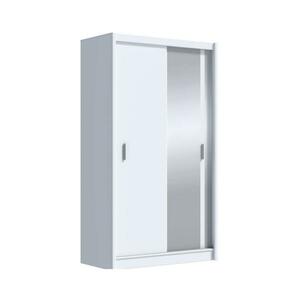 EMS SABRINA gardróbszekrény tükörrel, 150x215 cm, fehér OSLO 150 Biały kép