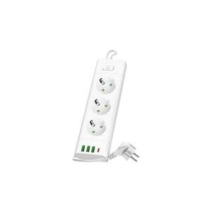LINEA PRO kapcsolós elosztó 3x230V + 3xUSB kép