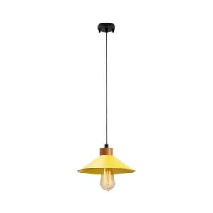 Függőlámpa kábellel MANAVGAT 1xE27/40W/230V sárga/barna 795LMG1104 kép