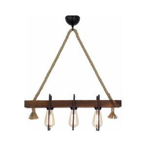 Kábelcsillár KUTUK 3xE27/40W/230V, fenyő 806ALD1478 kép