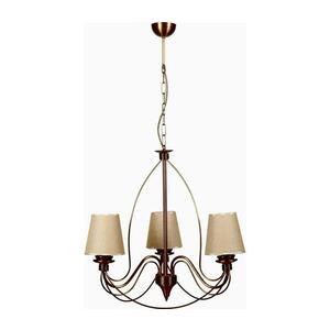 Láncos csillár CLASSIC 3xE14/40W/230V bronz/bézs 846STL1467 kép