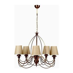 Láncos csillár CLASSIC 5xE14/40W/230V bronz/bézs 846STL1469 kép