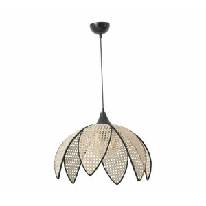 FUME kábeles függőlámpa 1xE27/40W/230V Ø 40 cm fekete/bézs 846STL1874 kép