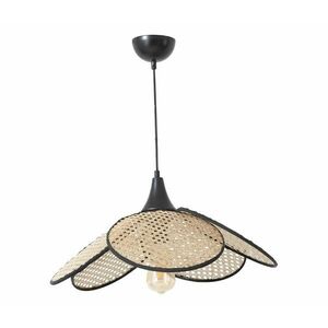 Kábeles csillár FUME 1xE27/40W/230V átm. 45 cm fekete/bézs 846STL1883 kép