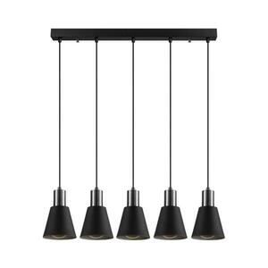 KEM kábeles csillár 5x E27/40W/230V fekete 892OPV1647 kép