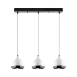 Zsinóros csillár YILDO 3xE27/40W/230V fehér/fekete 892OPV1952 kép