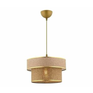 Kábelre szerelt függeszték ERO 1xE27/60W/230V barna/arany 390FLH2531 kép