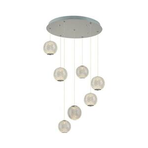 CREMONA LED csillár kábelen, 7xLED/5W/230V, 3000K, matt króm 414LRC1387 kép