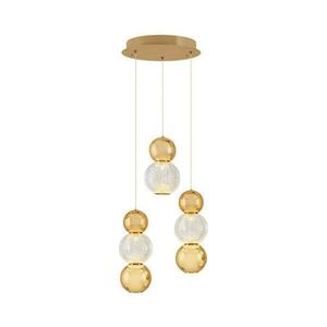 LED csillár zsinóron CREMONA LED/17W/230V 3000K arany 414LRC1392 kép