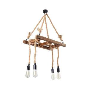 EREBOS kábelre szerelt csillár 4xE27/40W/230V barna 521SHN3113 kép