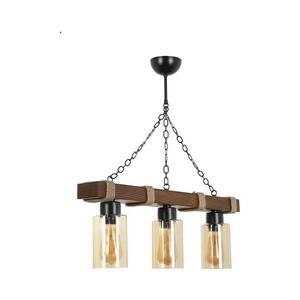 JASMIN láncos csillár 3xE27/40W/230V barna/bézs 534LUN3370 kép