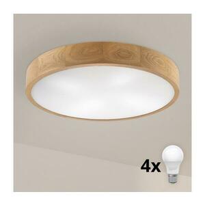 Brilagi - LED mennyezeti lámpatest CARVALHO 4xE27/60W/230V tölgy átm. 57, 5 cm 8590828002130 kép