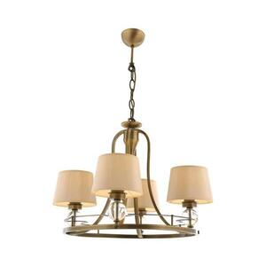 Láncos csillár NARA 4xE27/40W/230V sárgaréz 301AUR1111 kép