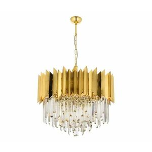 CRYSTALLINE láncos csillár 8xE27/40W/230V aranyszínű 301AUR1173 kép